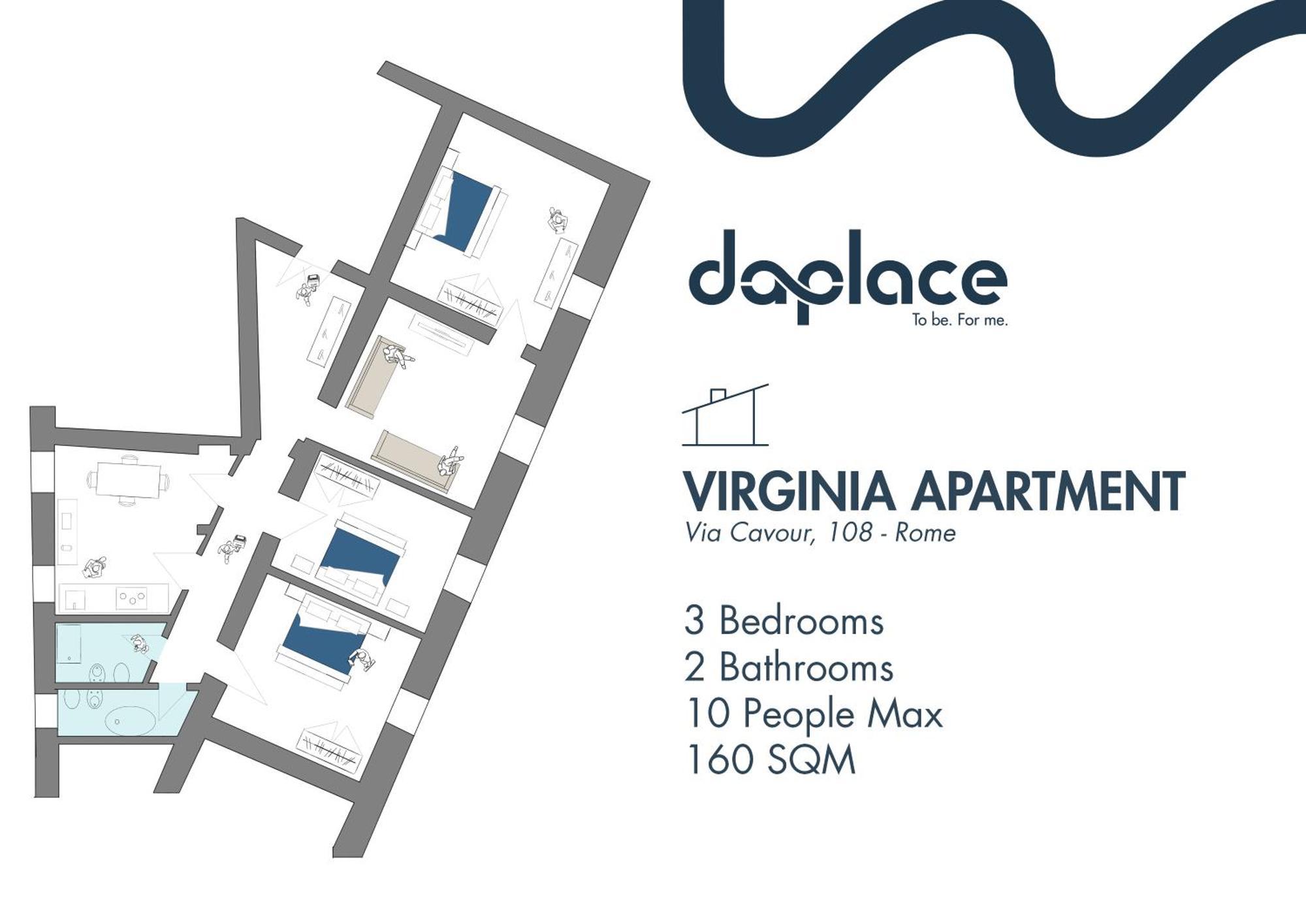 Daplace - Virginia Apartment Roma Eksteriør bilde